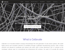 Tablet Screenshot of cellevate.com